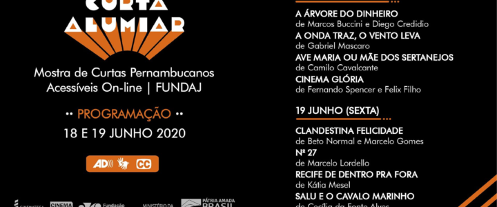 Curta Alumiar – I Mostra de Curtas Pernambucanos Acessíveis On-line da Fundaj